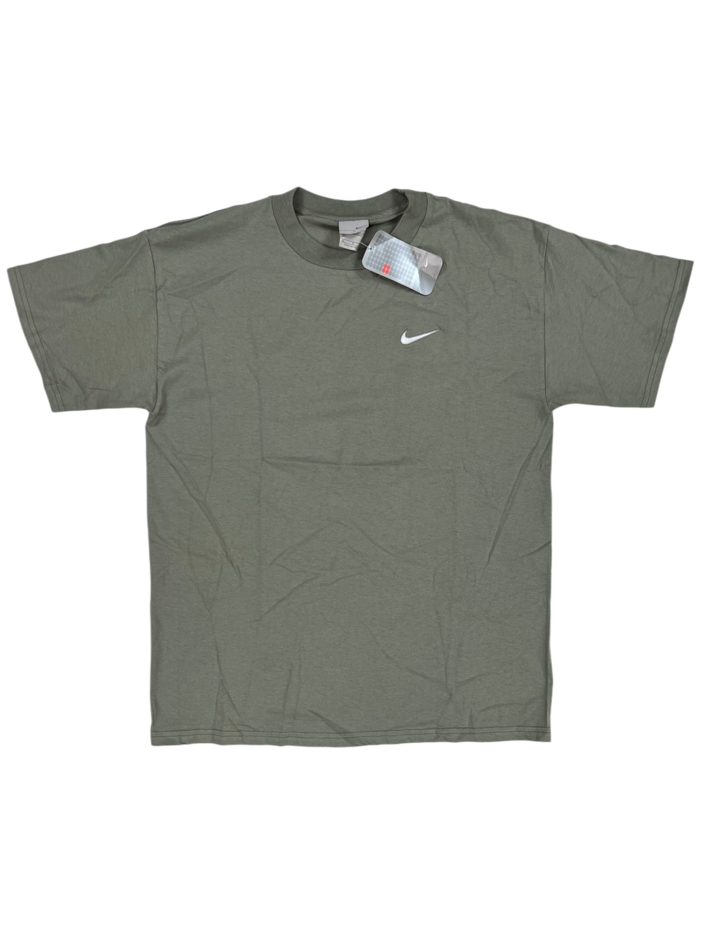 Vintage Y2K Nike mini swoosh sage green tee (L) DS NWT