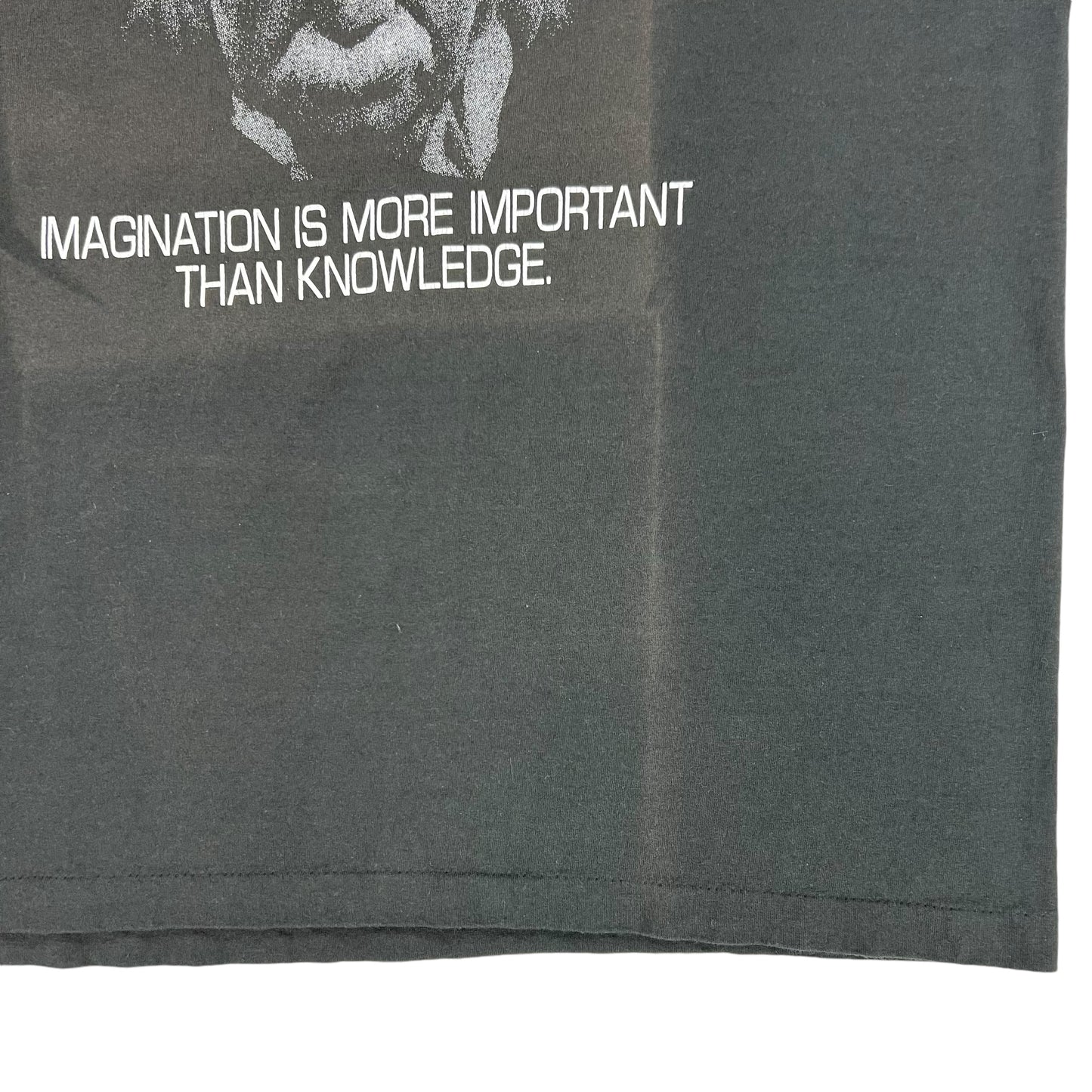 Vintage 90s Albert Einstein Imagination faded tee (XL)