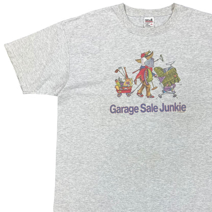 Vintage Y2K Garage Sale Junkie tee (XL)