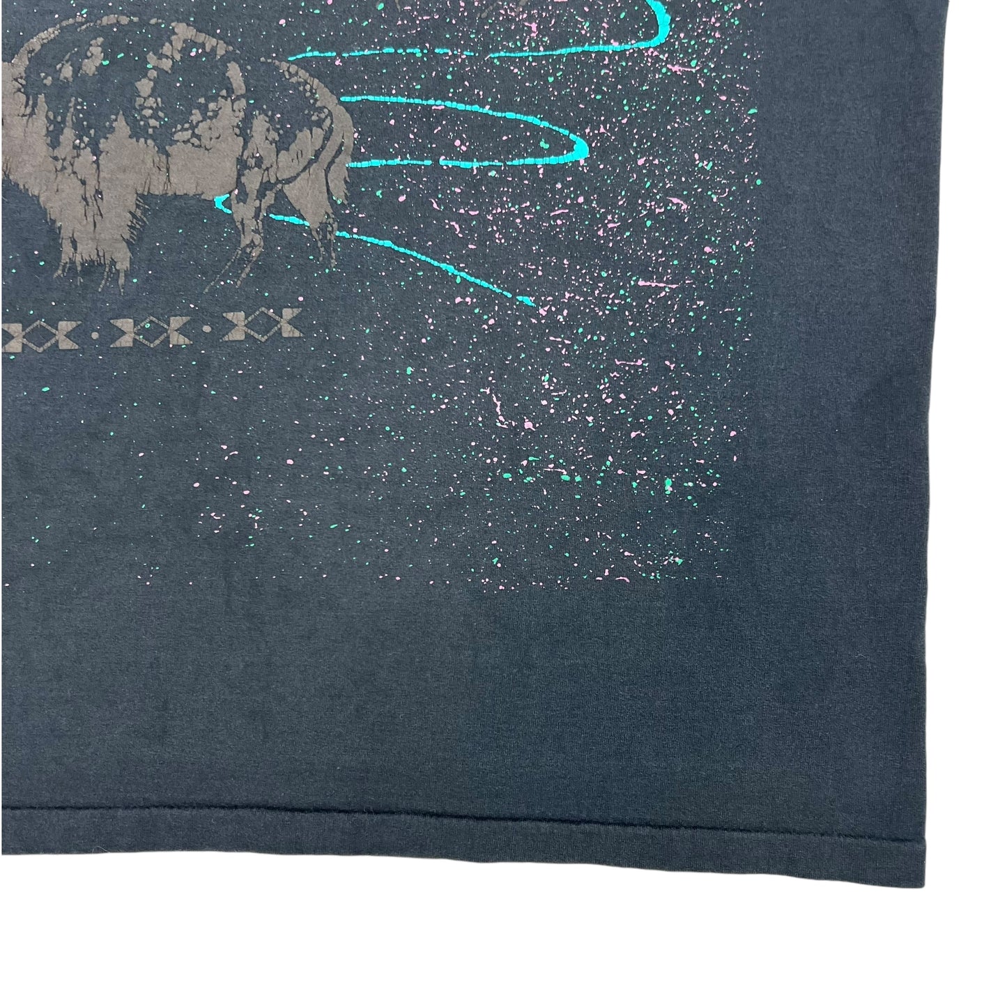 Vintage 90s Buffaloes galaxy nature tee (L)