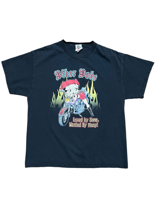 Vintage 2005 Betty Boop Biker Babe tee (L)