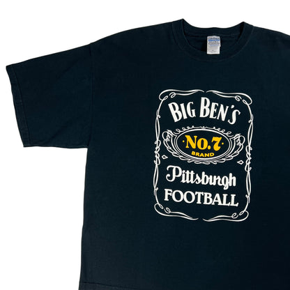 Vintage Y2K Pittsburgh Steelers Big Ben Roethlisberger whiskey tee (XXL)