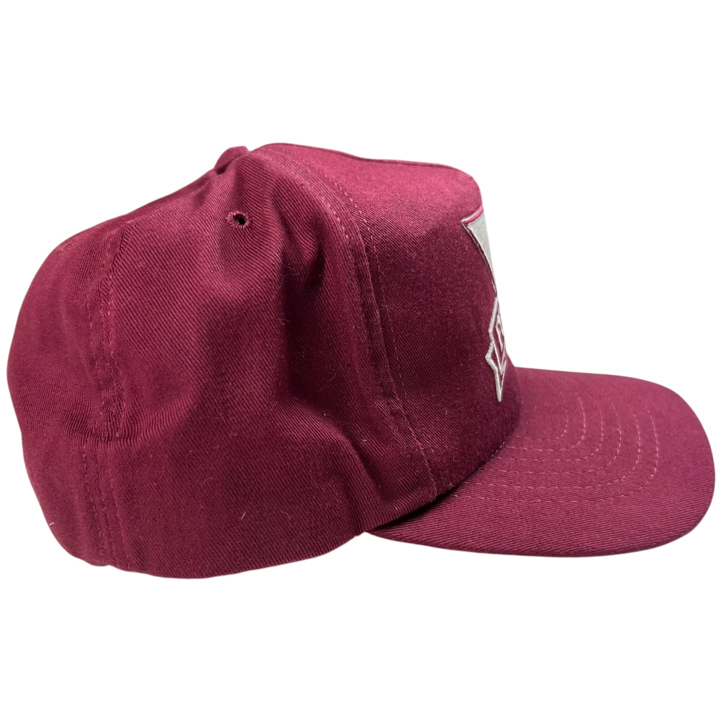 Vintage 90s Fordham University Rams  University Square SnapBack