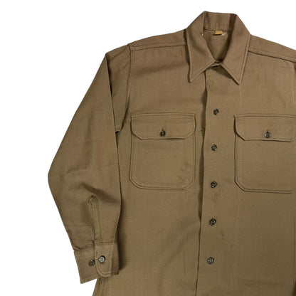 Vintage 1940s United States Army button up shirt (S)