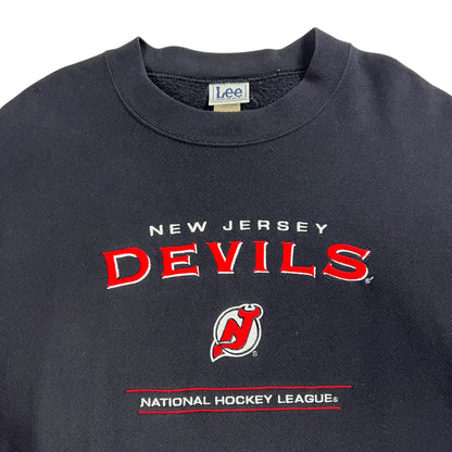 Vintage 90s New Jersey Devils NHL crewneck (L)
