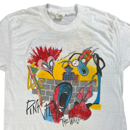 Vintage 80s Pink Floyd The Wall band tee (L)
