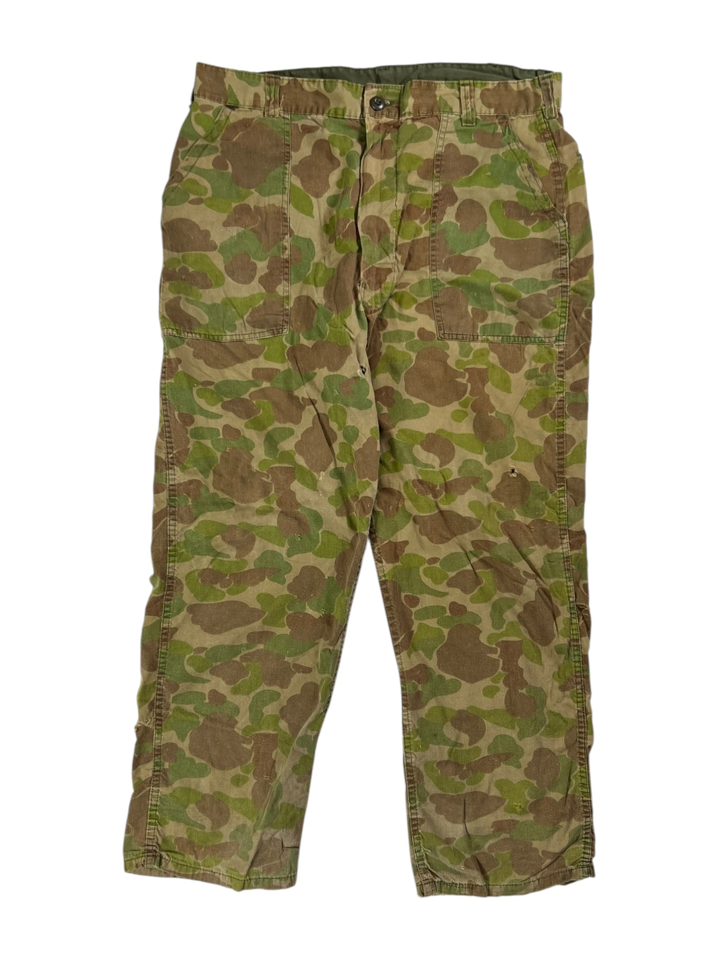 Vintage 80s Ranger duck camo OG107 style pants (36x28)