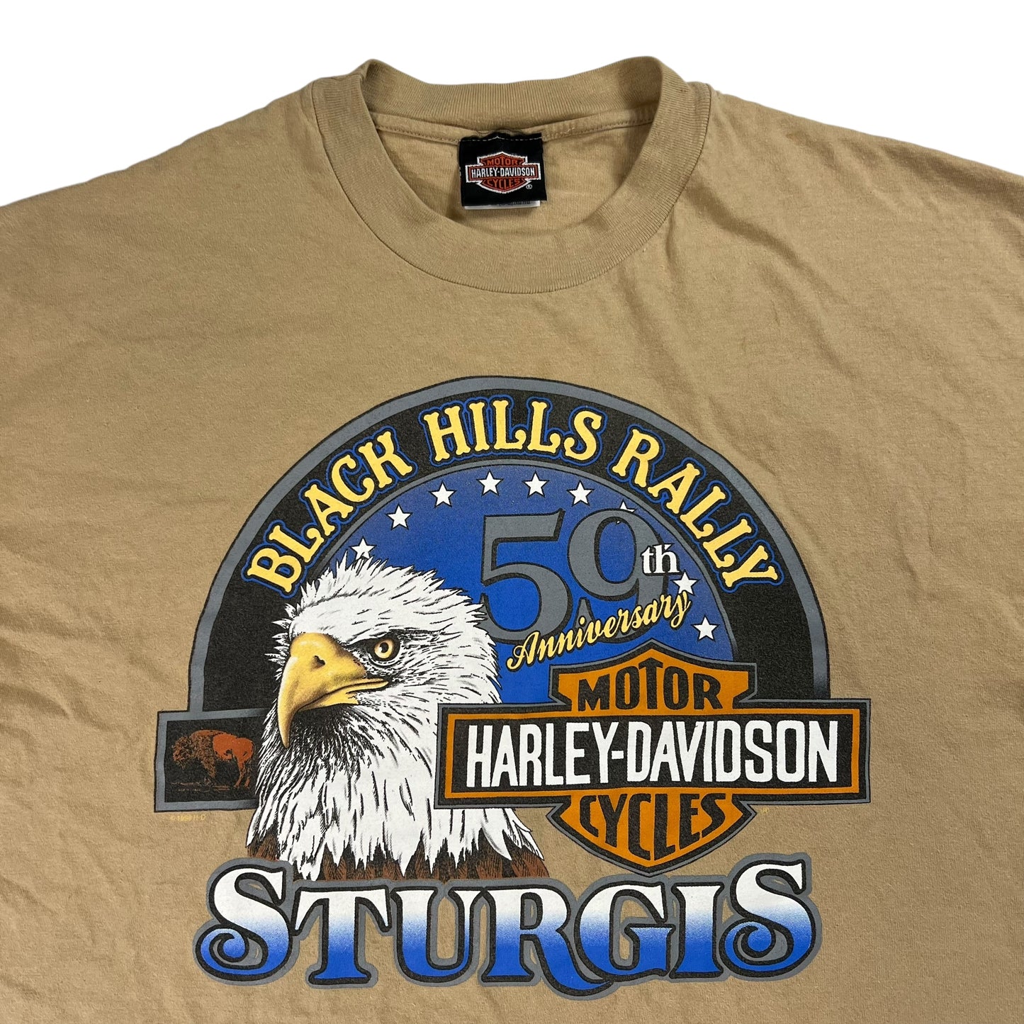 Vintage 1999 Harley Davidson Sturgis Black Hills Biker Rally tee (XL)