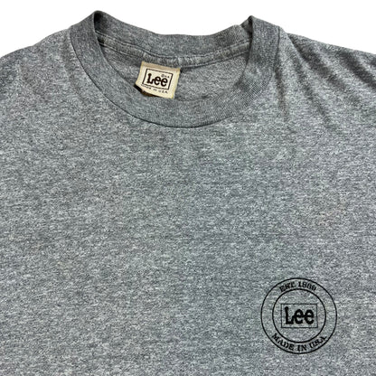 Vintage 80s Lee Made in USA logo shirt shirt tee (M)