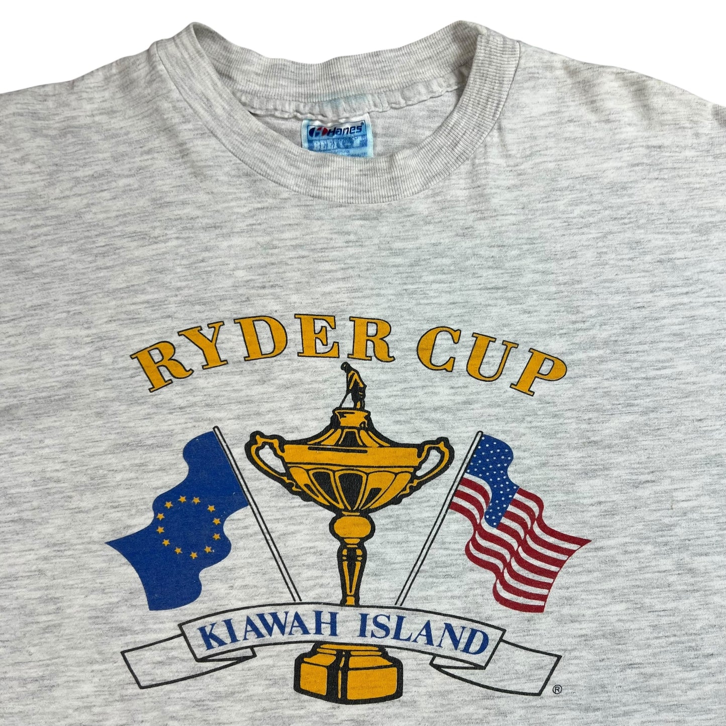 Vintage 90s The Ryder Cup Belongs in the USA golf tournament tee (L)