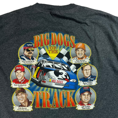 Vintage 2004 Big Dogs of the race track NASCAR tee (L)