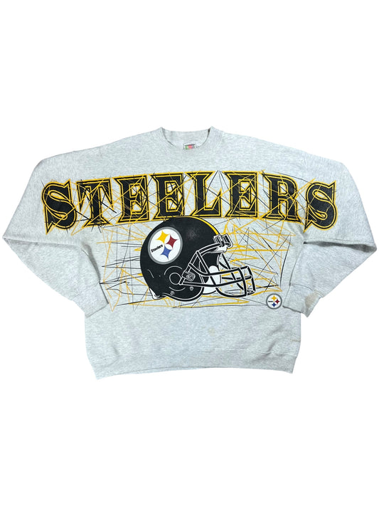 Vintage 90s Pittsburgh Steelers spell out crewneck (XL)