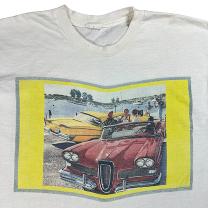 Vintage 90s 1950s Ford classic car tee (M)