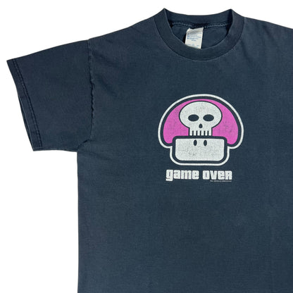 Vintage Y2K Nintendo Mushroom “game over” video game tee (S)
