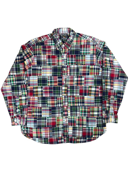 Vintage Y2K American Living Madras button up shirt (XL)