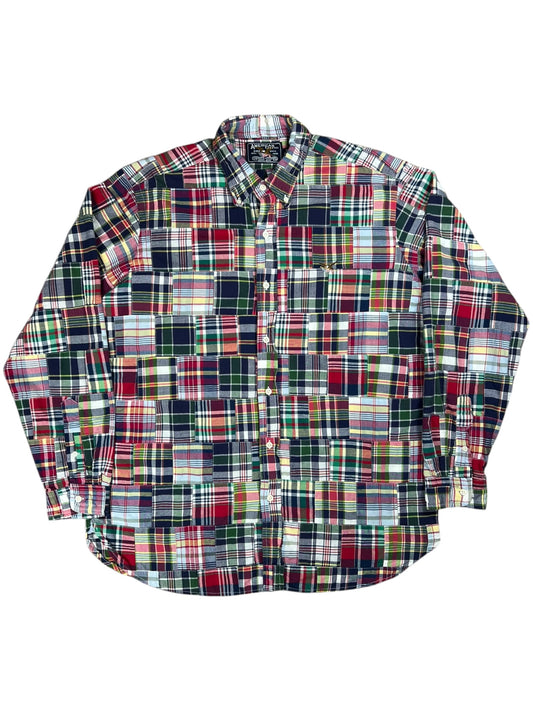 Vintage Y2K American Living Madras button up shirt (XL)