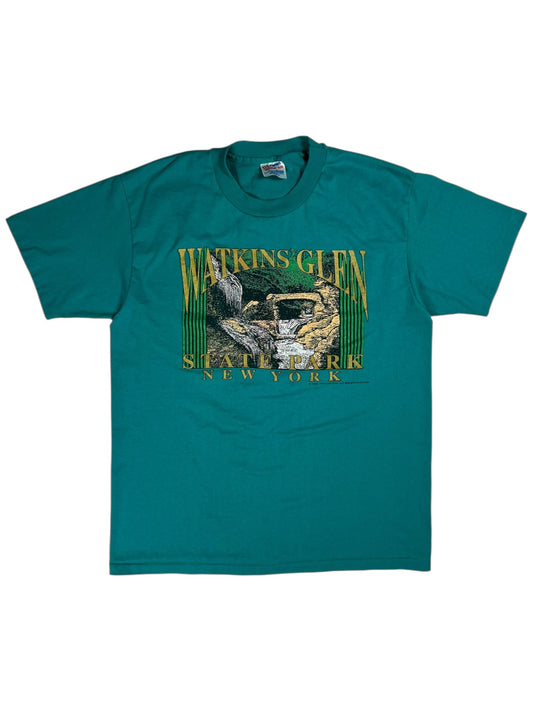 Vintage 90s Watkins Glen State Park New York Nature tee (M)