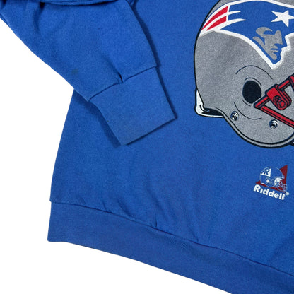 Vintage 1997 Riddell New England Patriots spell out crewneck (L)