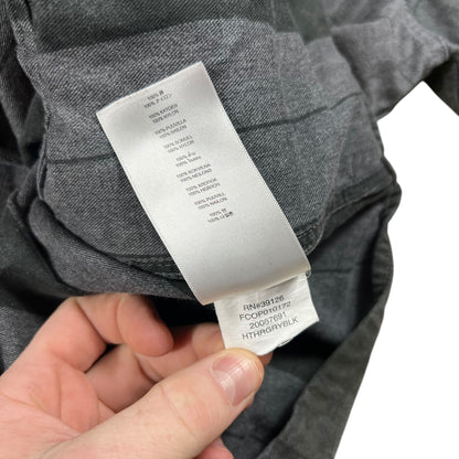 C.C. Filson Co Weather Work Jac-shirt heather gray black button up shirt (XL)