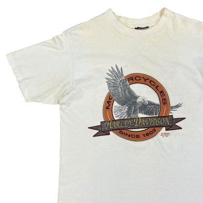 Vintage 1991 Harley Davidson 3D Emblem Eagle tee (M)