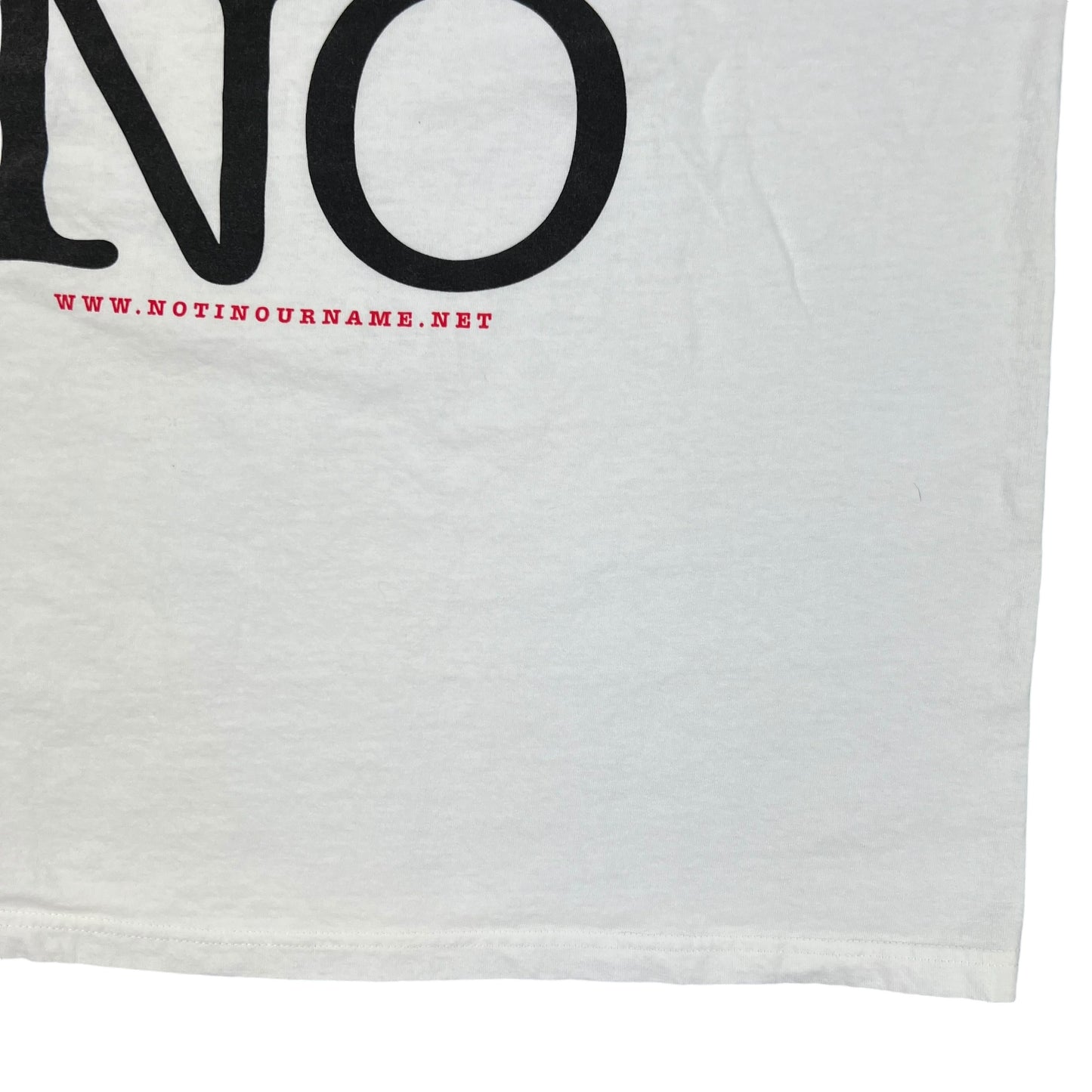 Vintage Y2K I Say No To The Bush Agenda tee (XL)