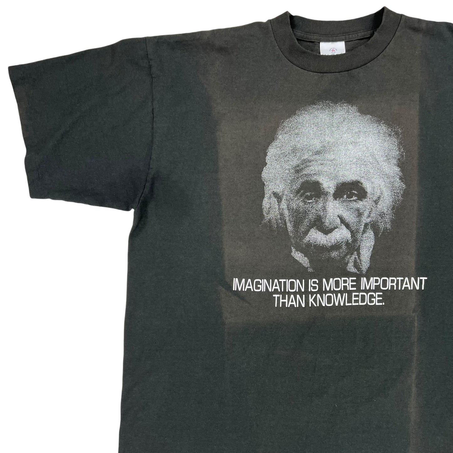 Vintage 90s Albert Einstein Imagination faded tee (XL)