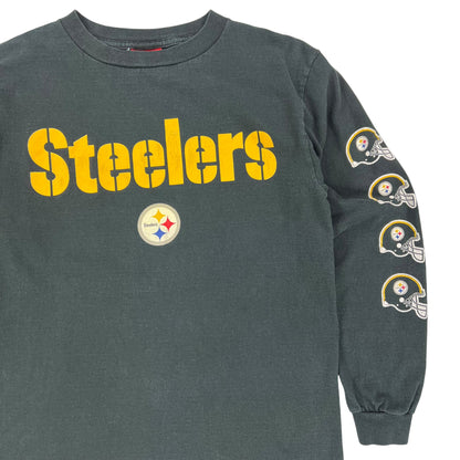 Vintage Y2K Pittsburgh Steelers NFL long sleeve print shirt (S)