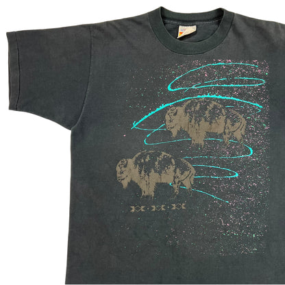 Vintage 90s Buffaloes galaxy nature tee (L)