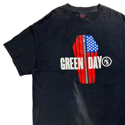 Vintage 2006 Cinder Block Green Day band tee (L)