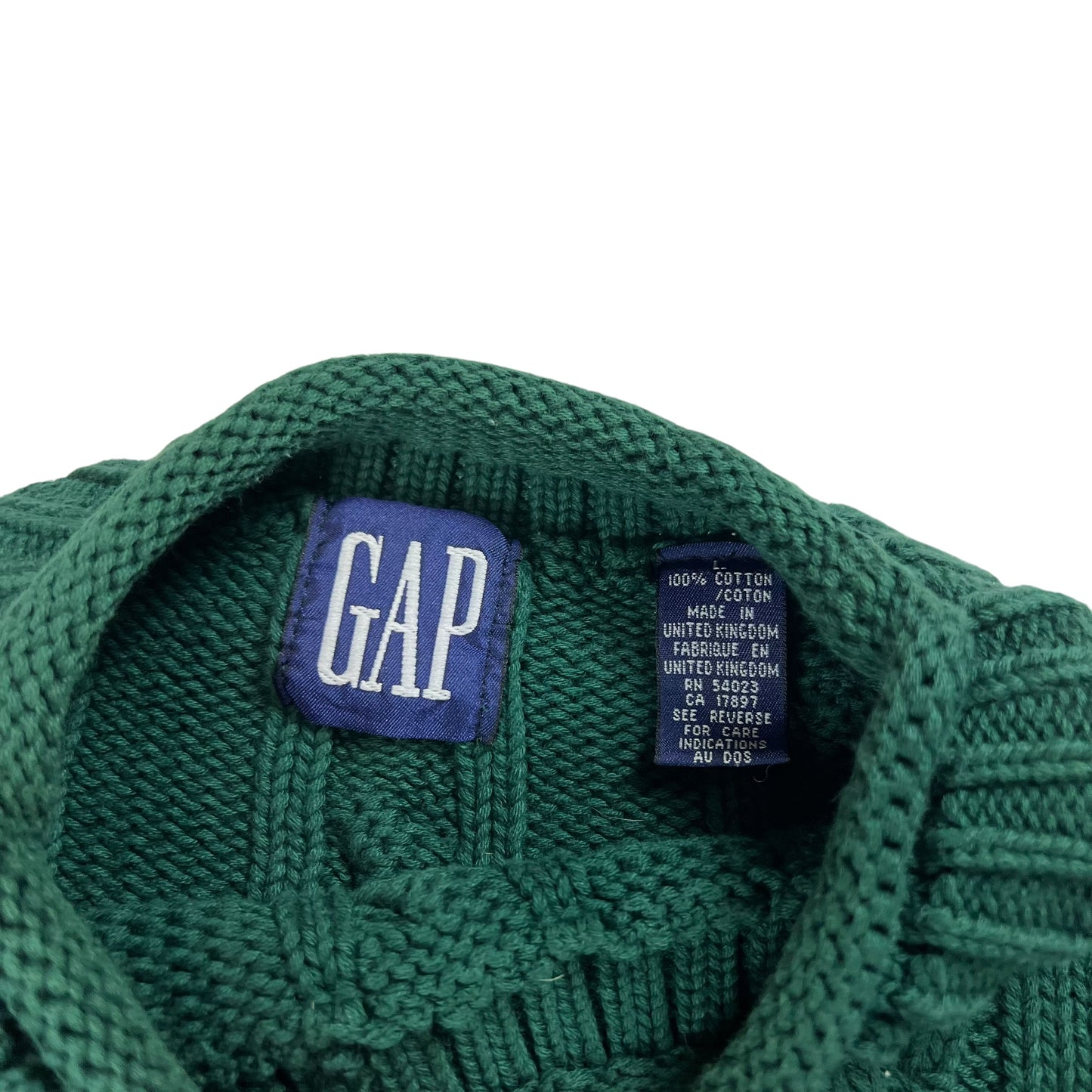 Vintage 90s GAP fisherman’s sweater (L)