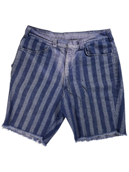 Vintage 1970s faded striped cut off shorts (31)