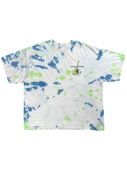 Vintage Y2K Tools of the Trade Guitars tie dye tee (XXL)