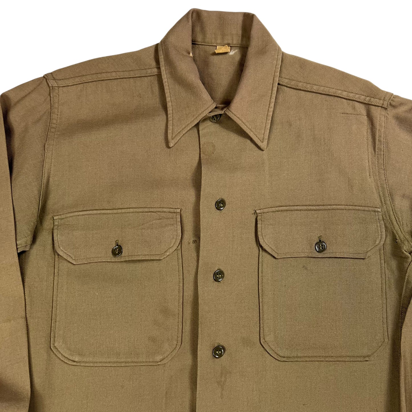 Vintage 1940s United States Army button up shirt (S)