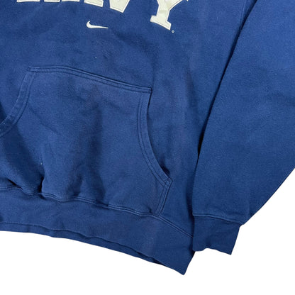 Vintage Y2K Nike Navy center swoosh hoodie (L)