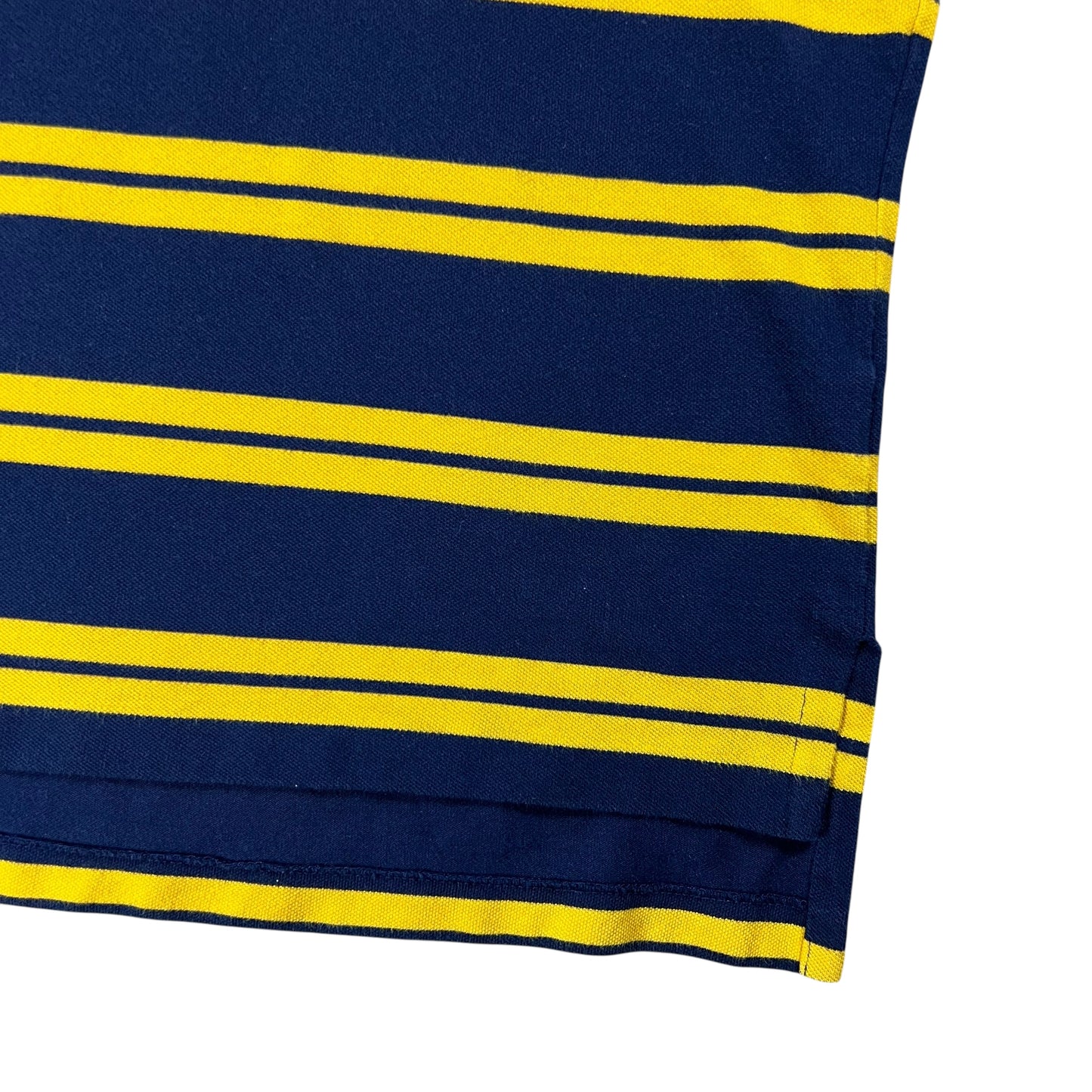 Vintage 90s Polo Ralph Lauren striped mini horse polo shirt (L)