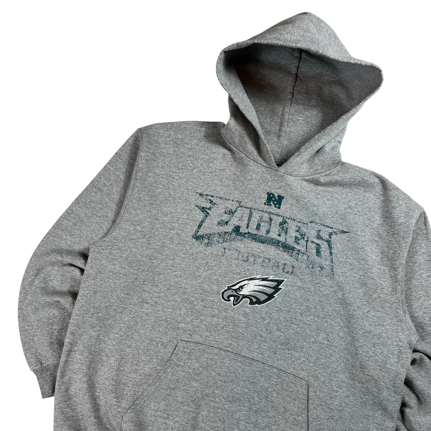 Vintage Y2K Philadelphia Eagles NFL faded hoodie (L)