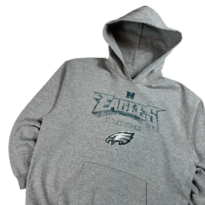 Vintage Y2K Philadelphia Eagles NFL faded hoodie (L)