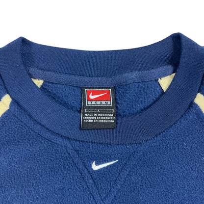Vintage Y2K Nike center swoosh UPitt University of Pittsburgh Panthers fleece crewneck (L)