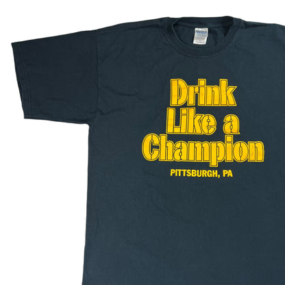 Vintage Y2K Drink Like a Champion Pittsburgh tee (XL)