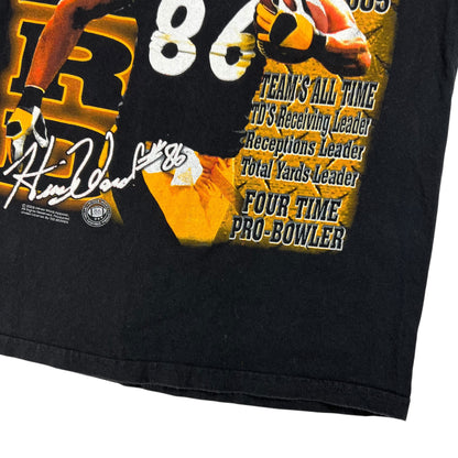 2008 Pittsburgh Steelers Hines Ward tee (M)