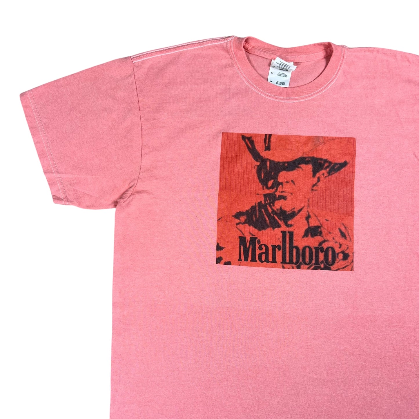Vintage Y2K Marlboro Man pink tee (M)