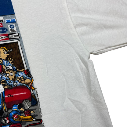 Vintage 1998 Big Johnson Body Shop raunchy NSFW tee (L)