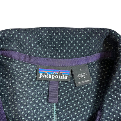 Vintage 1996 Patagonia Deep Pile Retro Cardigan Green fleece jacket (L)