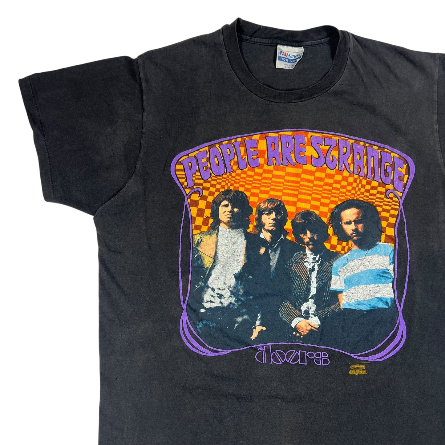 Vintage 1991 Winterland The Doors People Are Strange faded band tee (M/L)