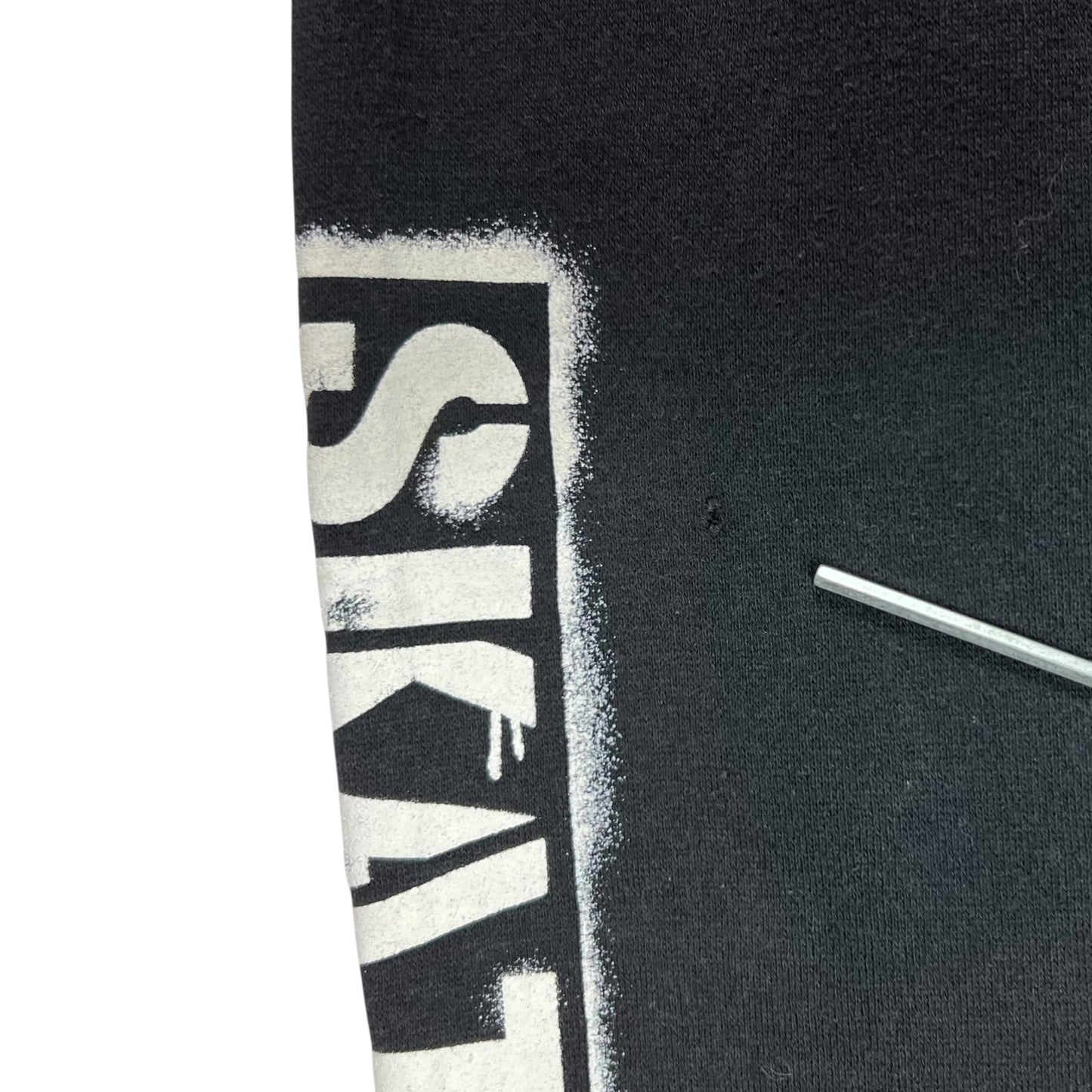 Vintage 90s Vans Skate Roots Off the Wall sleeve print hoodie (XL)