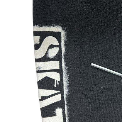 Vintage 90s Vans Skate Roots Off the Wall sleeve print hoodie (XL)