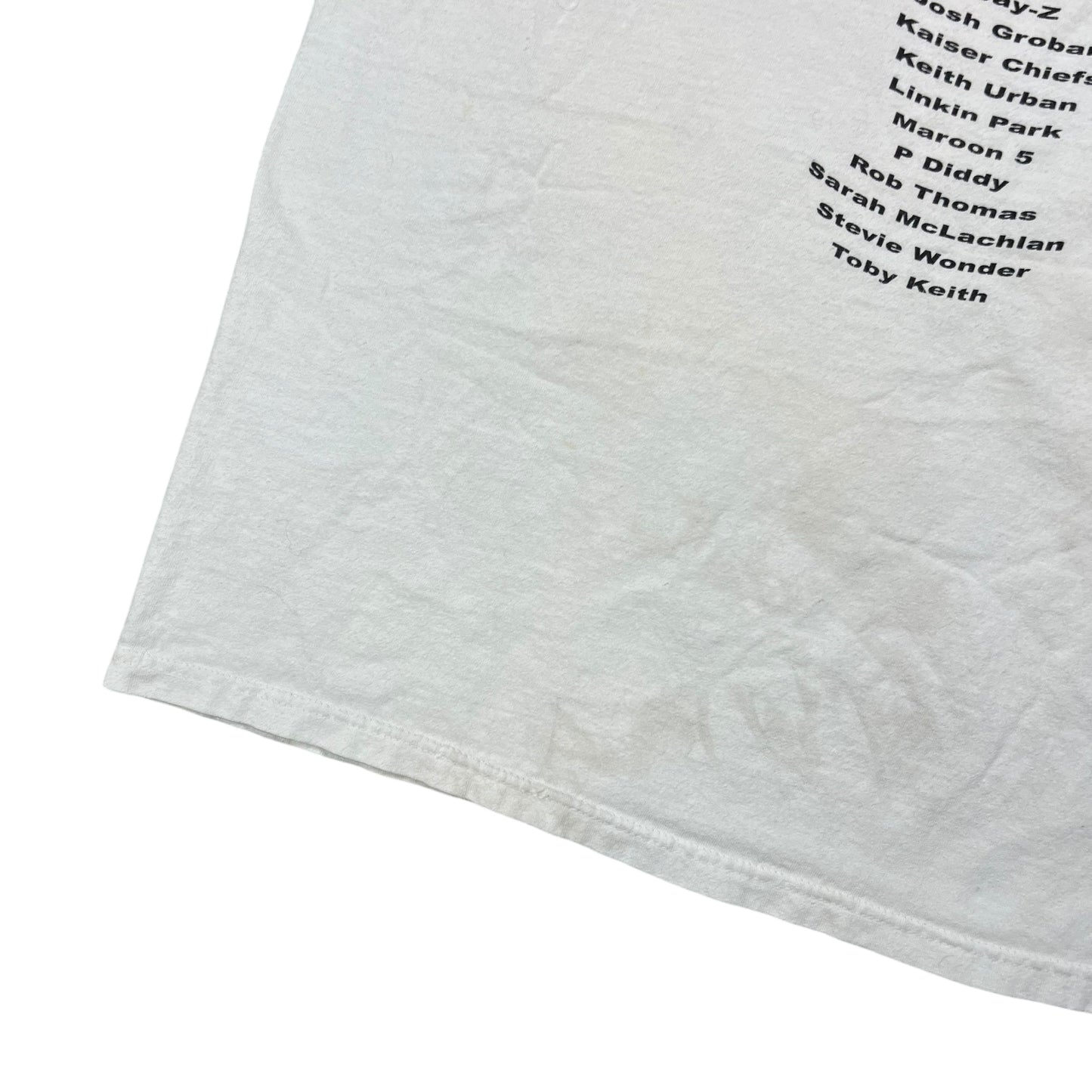 Vintage 2005 Live Aid Philadelphia band festival tee (XL)