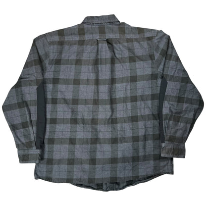 C.C. Filson Co Weather Work Jac-shirt heather gray black button up shirt (XL)