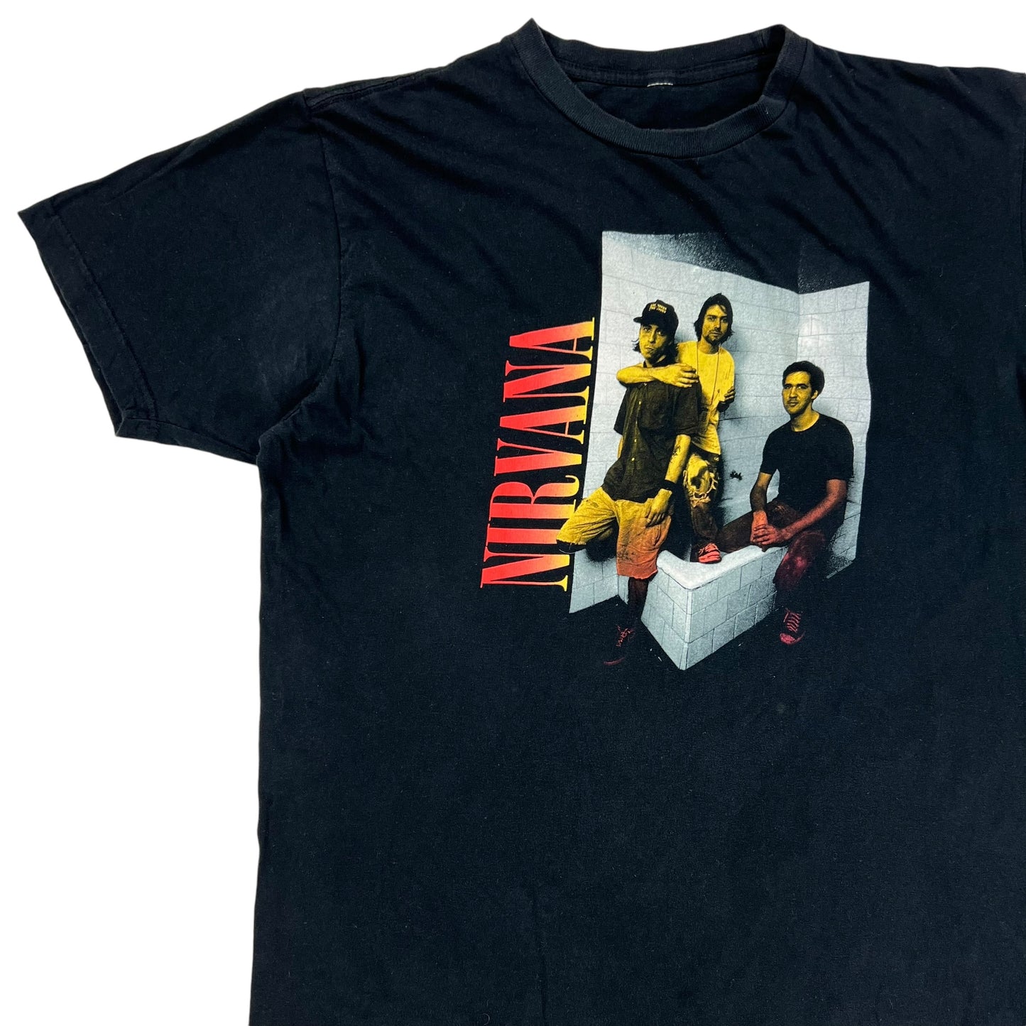 2008 Nirvana retro Kurt Cobain band tee (L)