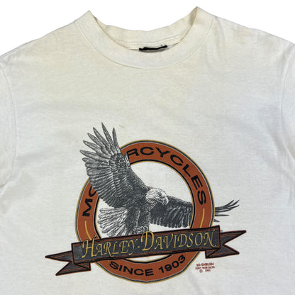 Vintage 1991 Harley Davidson 3D Emblem Eagle tee (M)